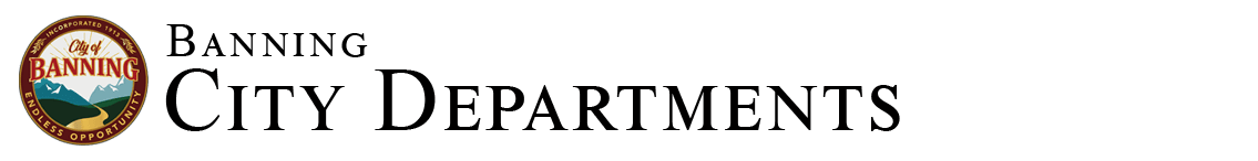 City Department banner